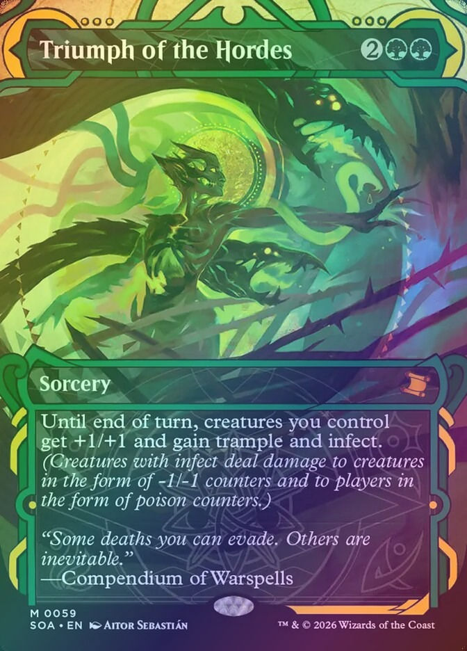 Triumph of the Hordes (SOA) (59) / Borderless / Showcase / Foil