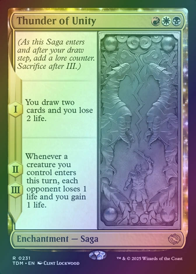 Thunder of Unity (PTDM) (231p) / Foil