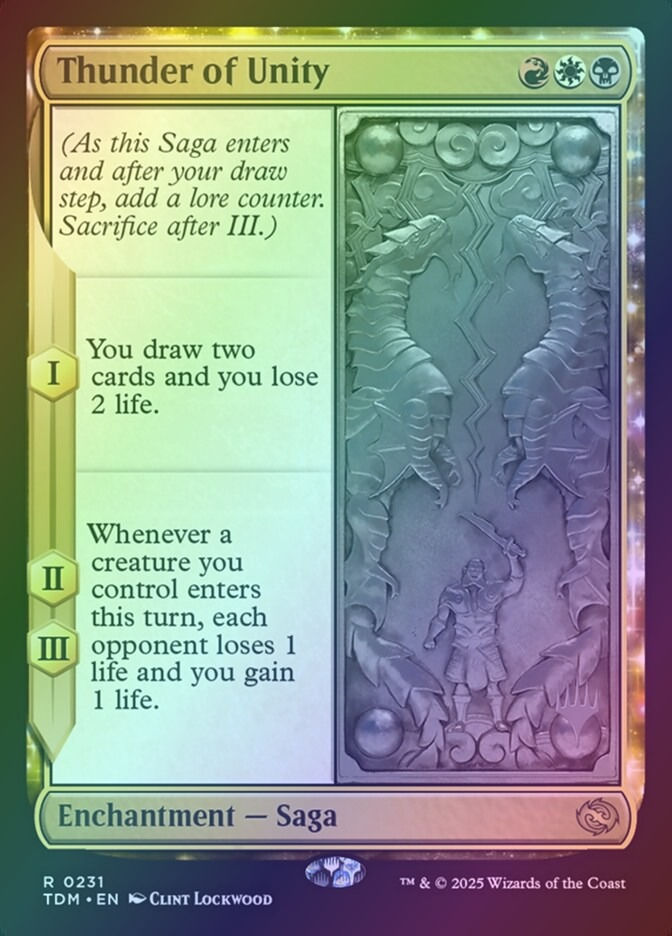 Thunder of Unity (PTDM) (231p) / Foil
