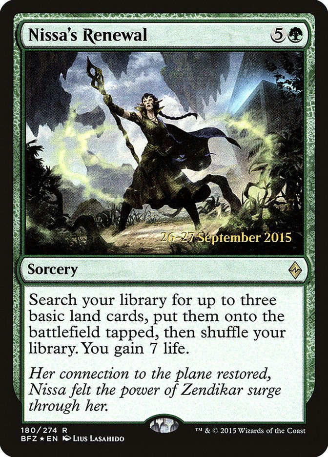 Nissa's Renewal (PBFZ) (180s) / Foil