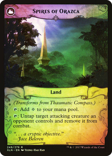 Thaumatic Compass // Spires of Orazca (XLN) (249) / Foil — cara 2 de 2