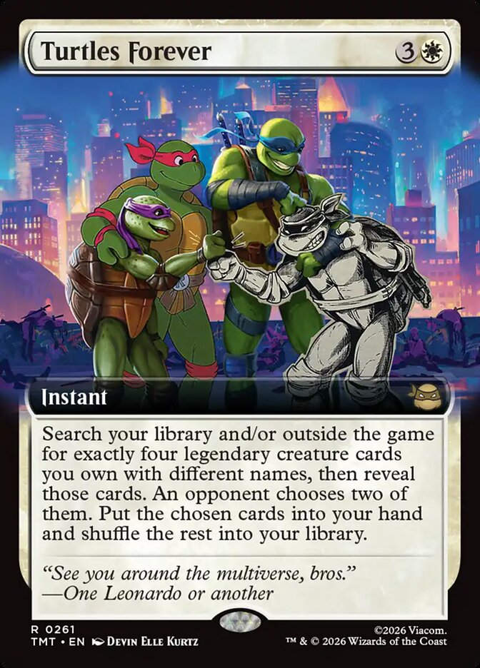 Turtles Forever (TMT) (261) / Extended Art