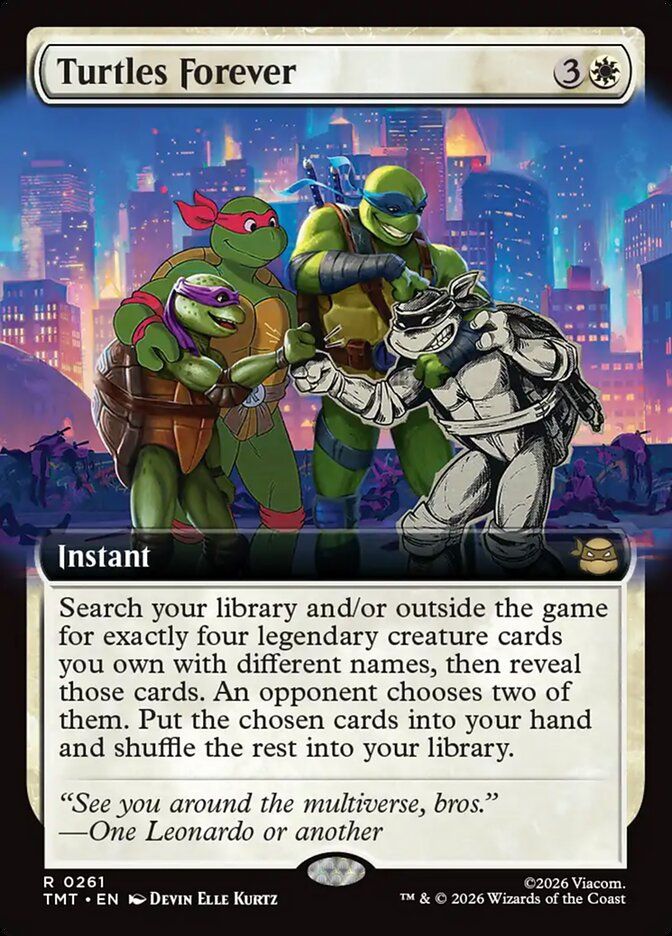 Turtles Forever (TMT) (261) / Extended Art