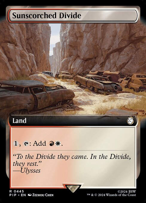 Sunscorched Divide (pip) (445) / Extended Art