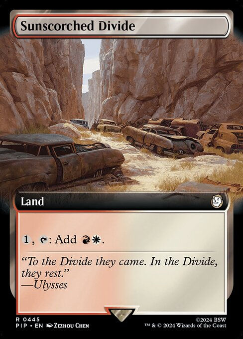 Sunscorched Divide (pip) (445) / Extended Art