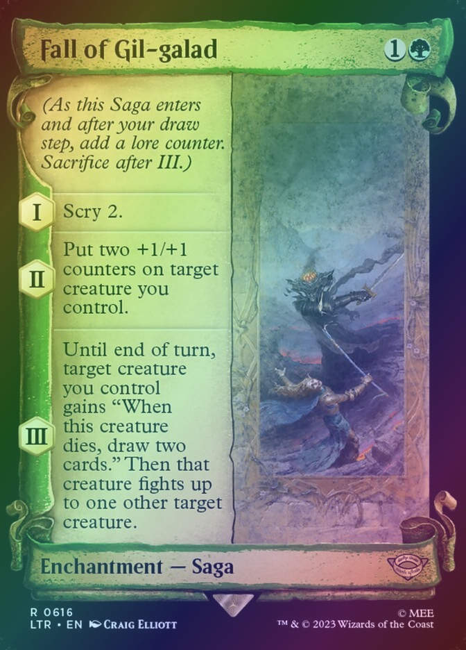 Fall of Gil-galad (LTR) (616) / Showcase / Foil