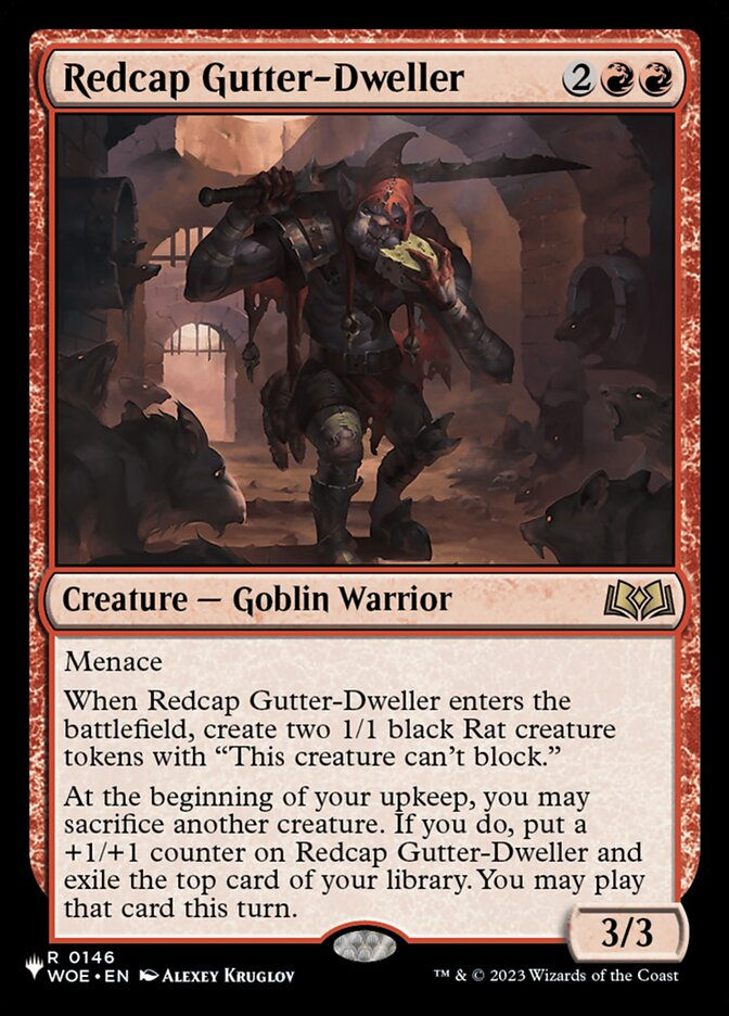 Redcap Gutter-Dweller (PLST) (WOE-146)