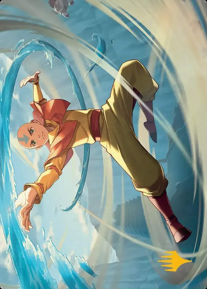 Aang, Swift Savior // Aang, Swift Savior (ATLA) (20) / NO Firmada