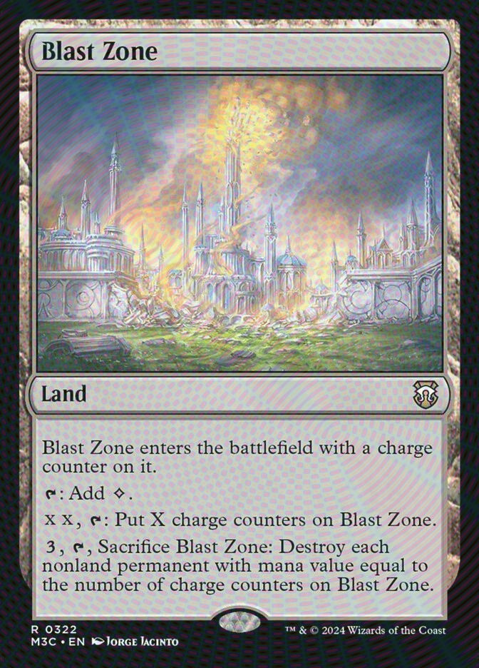 Blast Zone (M3C) (322) / Ripple Foil