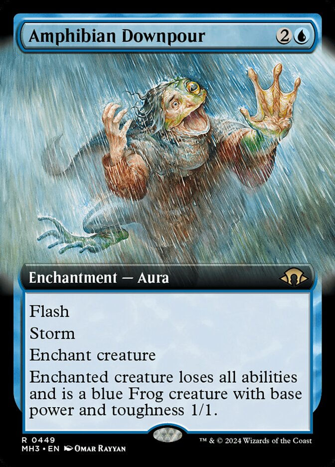 Amphibian Downpour (MH3) (449) / Extended Art