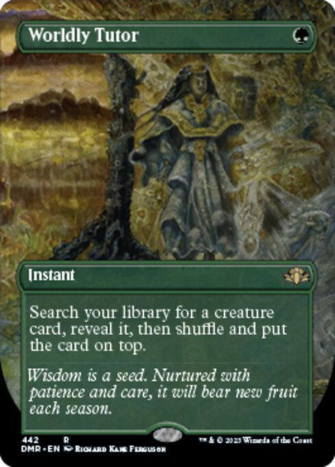 Worldly Tutor (DMR) / Borderless