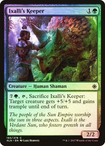 Ixalli's Keeper (XLN) (193) / Foil