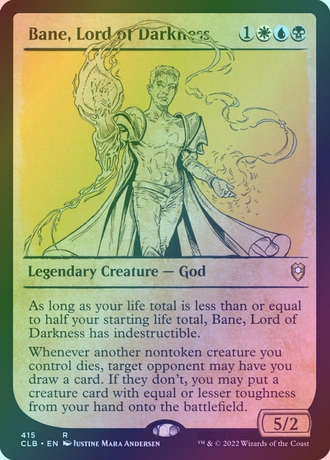 Bane, Lord of Darkness (CLB) (415) / Showcase / Foil