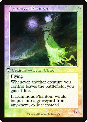 Lunarch Veteran // Luminous Phantom (INR) (450) / Foil Retro — cara 2 de 2