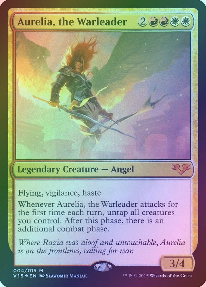 Aurelia, the Warleader (V15) (4) / Foil