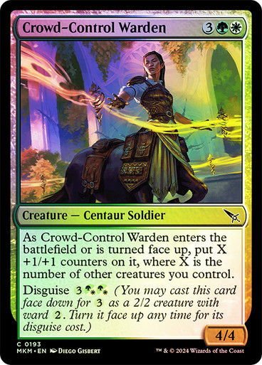 Crowd-Control Warden (mkm) (193) / Foil