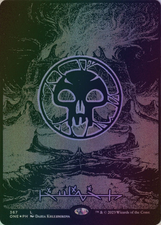 Swamp (ONE) (367) / Borderless / Oil Slick Foil