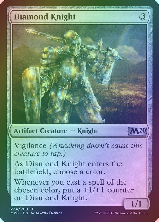 Diamond Knight (M20) (224) / Foil