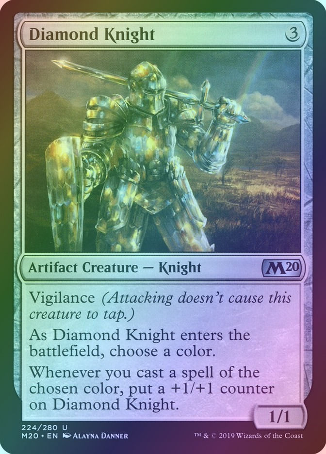 Diamond Knight (M20) (224) / Foil
