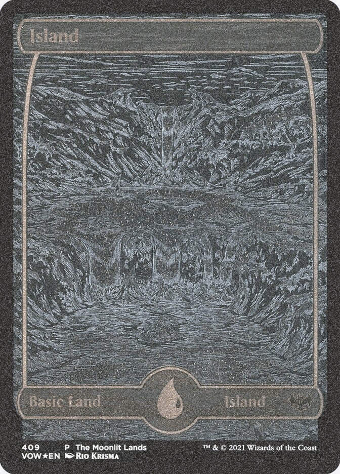 Island (VOW) (409) / Foil Etched