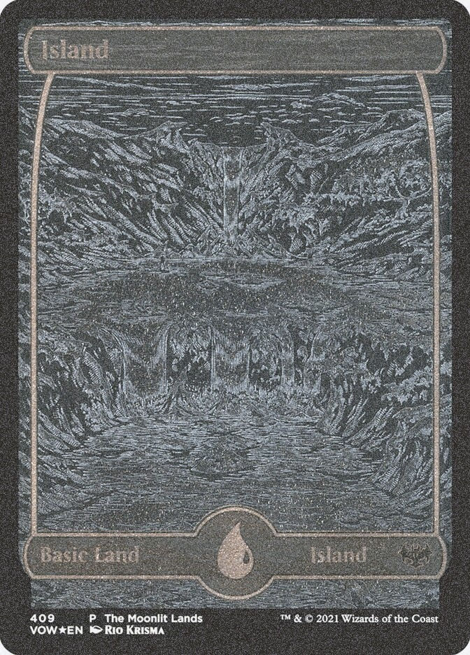 Island (VOW) (409) / Foil Etched