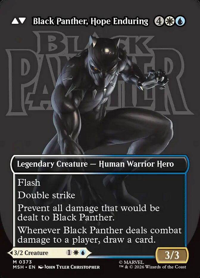 King T'Challa // Black Panther, Hope Enduring (MSH) (373) / Borderless — cara 2 de 2