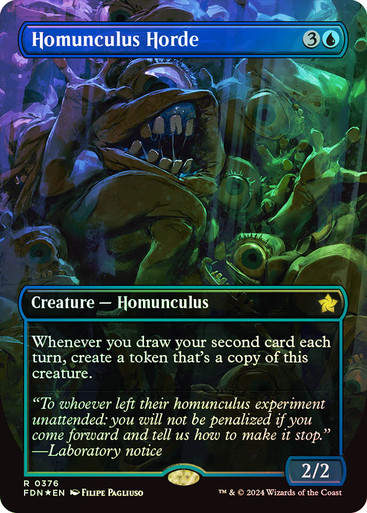 Homunculus Horde (FDN) (376) / Mana Foil / Borderless
