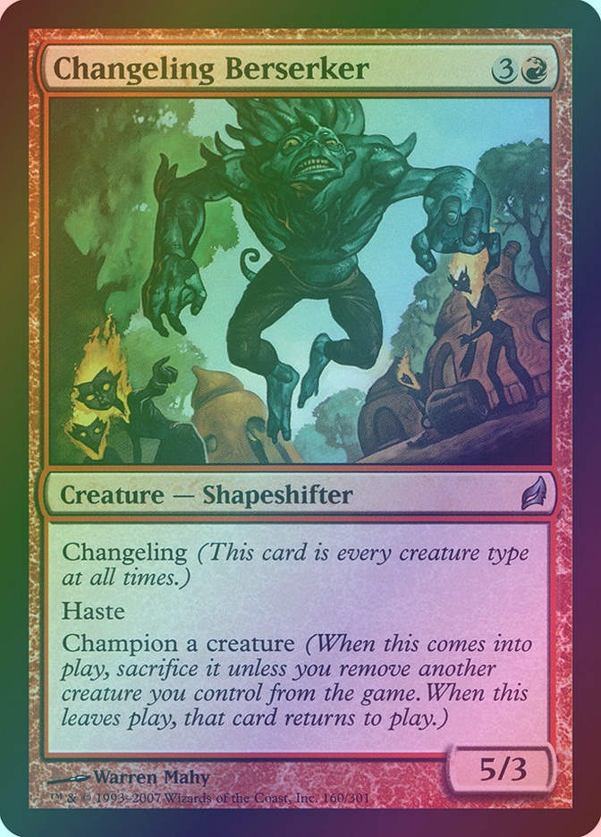 Changeling Berserker (LRW) (160) / Foil