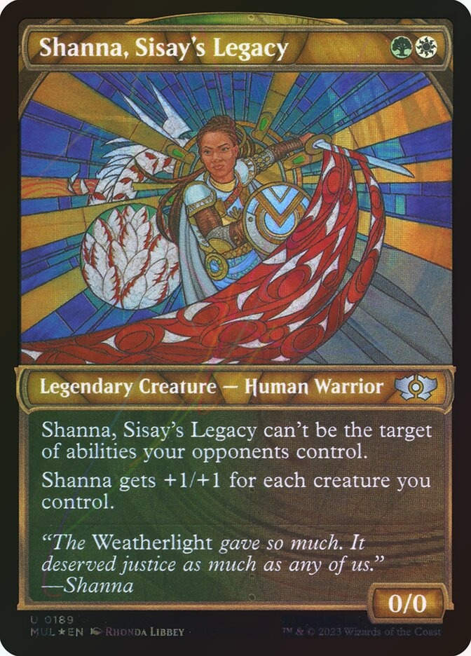 Shanna, Sisay's Legacy (MUL) (189) / Showcase / Halo Foil