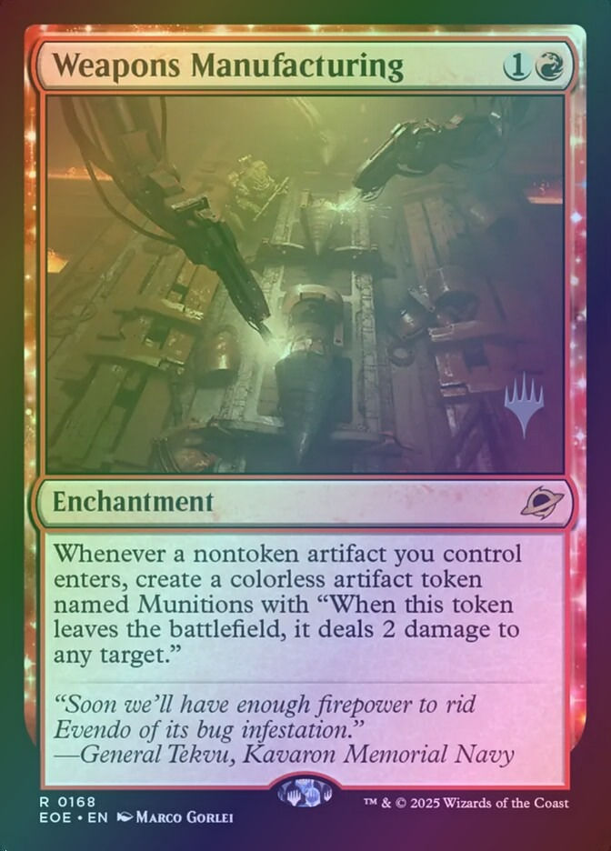 Weapons Manufacturing (PEOE) (168p) / Foil