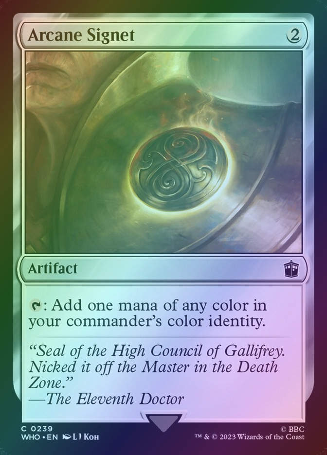 Arcane Signet (WHO) (239) / Foil