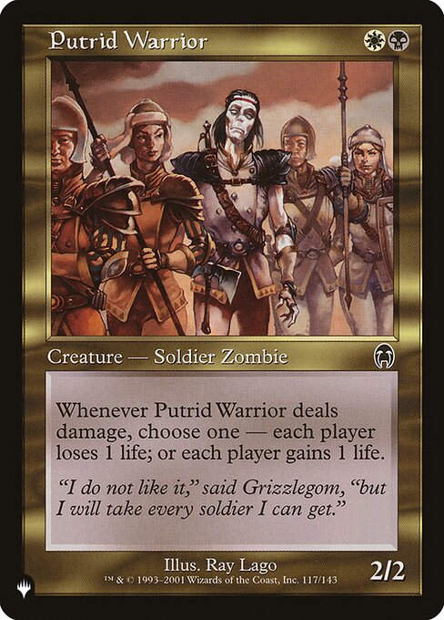 Putrid Warrior (PLST) (APC-117)