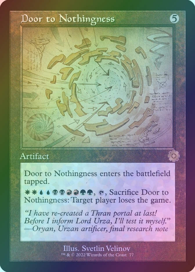 Door to Nothingness (BRR) (77) / Foil / Schematic