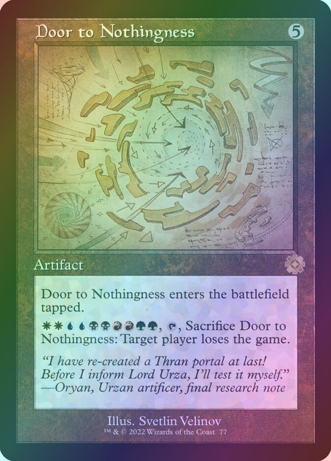 Door to Nothingness (BRR) (77) / Foil / Schematic