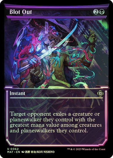 Blot Out (MAT) / Showcase / Foil