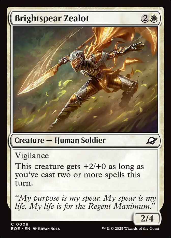 Brightspear Zealot (EOE) (8)