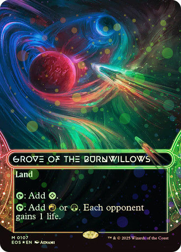 Grove of the Burnwillows (EOS) (107) / Borderless Galaxy Foil