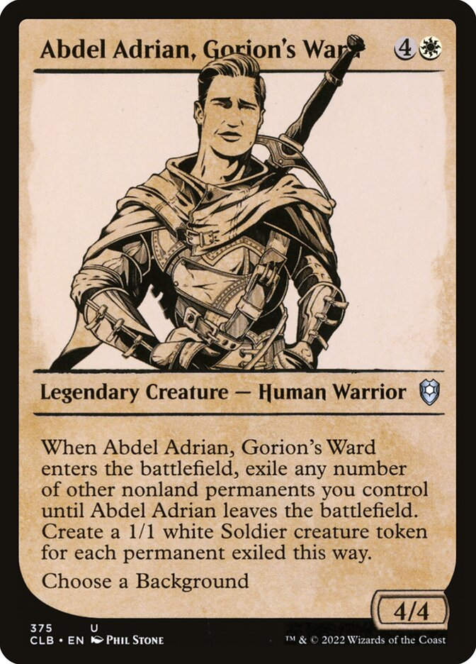 Abdel Adrian, Gorion's Ward (CLB) (375) / Showcase