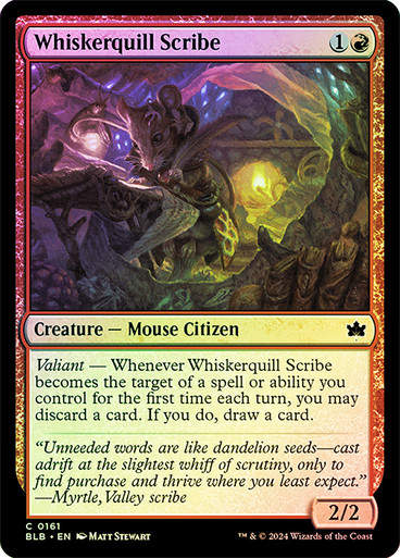 Whiskerquill Scribe (blb) (161) / Foil