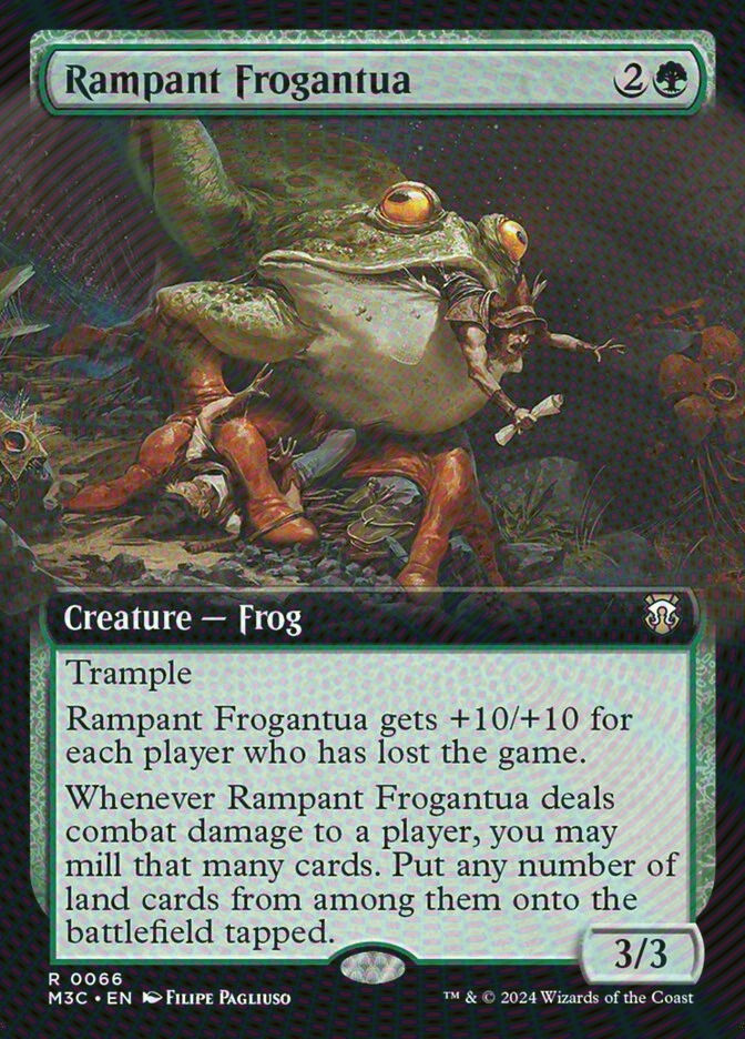 Rampant Frogantua (M3C) (66) / Extended Art / Ripple Foil