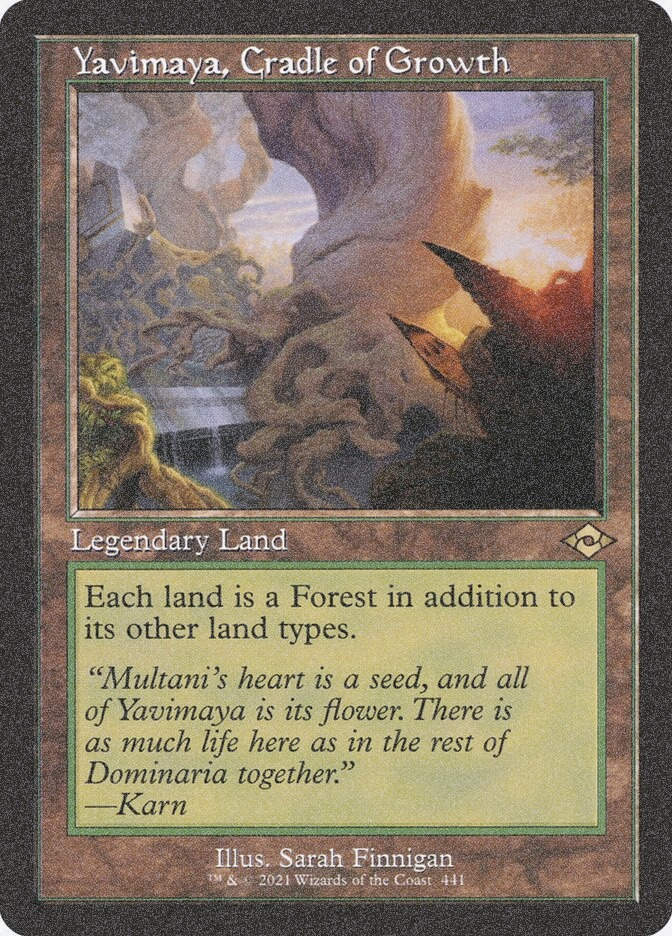 Yavimaya, Cradle of Growth (MH2) (441) / Foil Etched