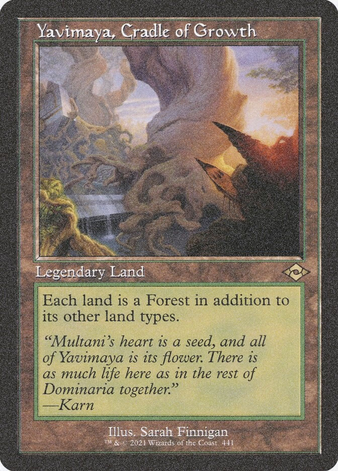 Yavimaya, Cradle of Growth (MH2) (441) / Foil Etched