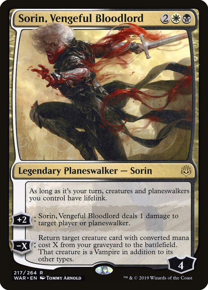 Sorin, Vengeful Bloodlord (WAR) (217)