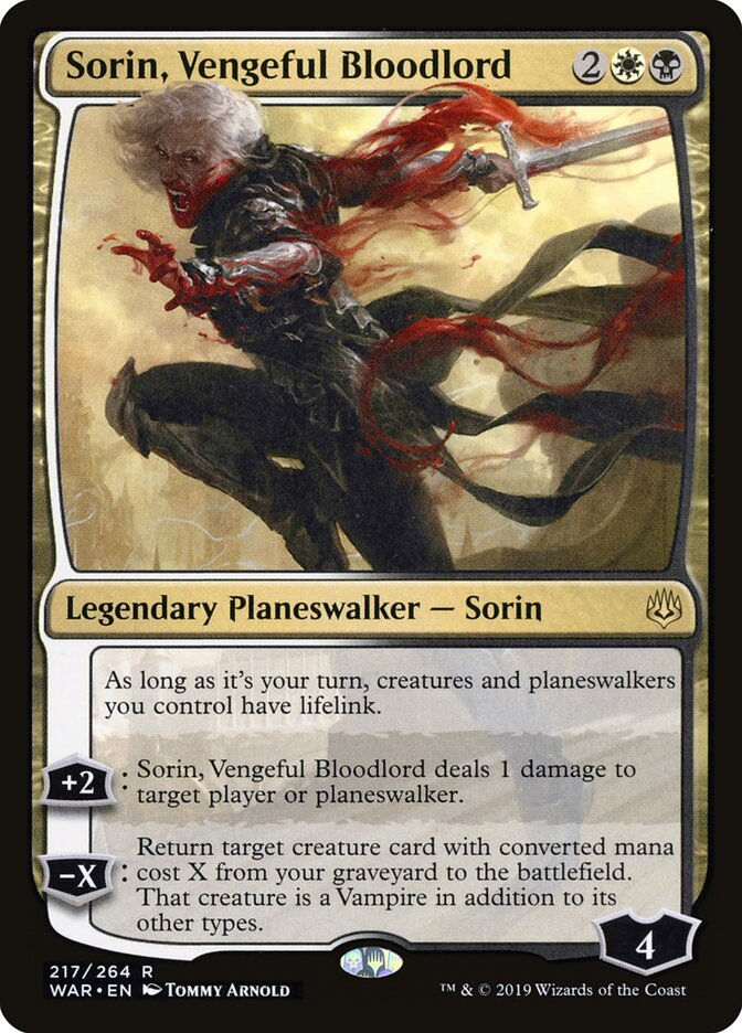 Sorin, Vengeful Bloodlord (WAR) (217)