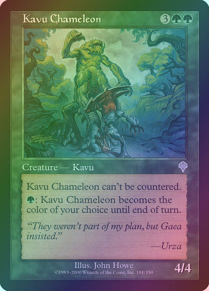 Kavu Chameleon (INV) (191) / Foil
