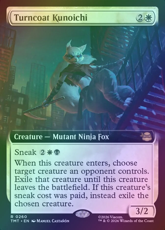 Turncoat Kunoichi (TMT) (260) / Extended Art / Foil