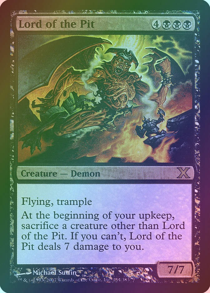 Lord of the Pit (10E) (154★) / Foil