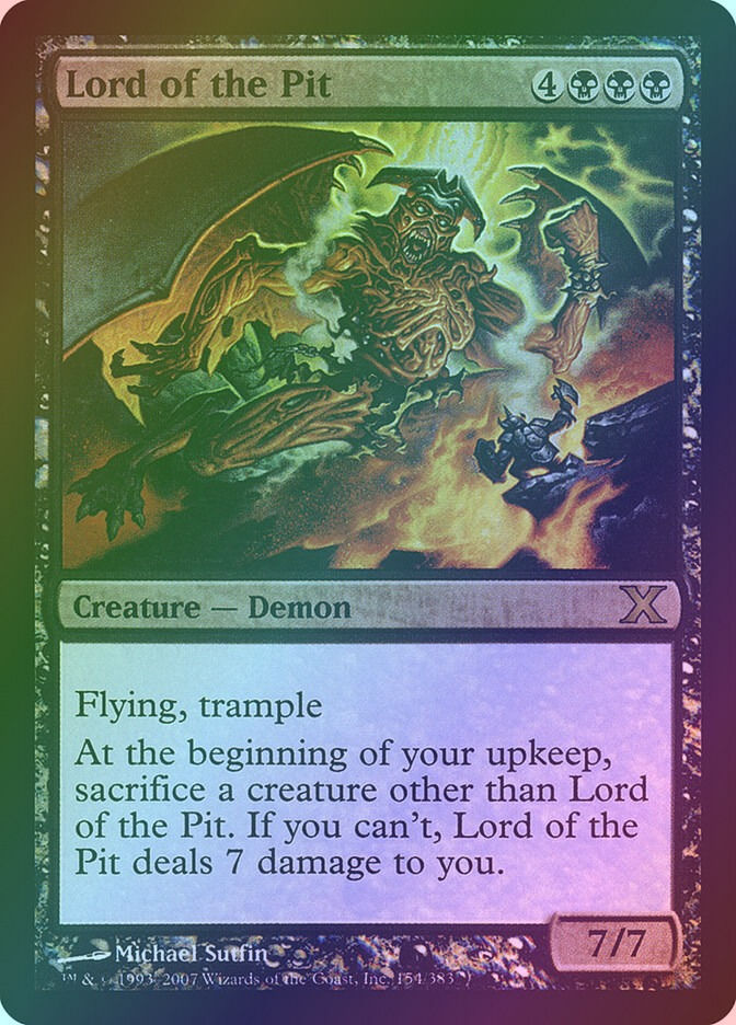 Lord of the Pit (10E) (154★) / Foil
