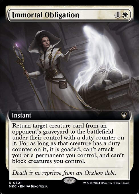 Immortal Obligation (mkc) (321) / Extended Art
