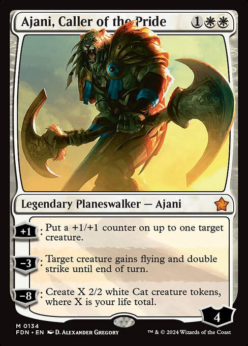 Ajani, Caller of the Pride (FDN) (134)